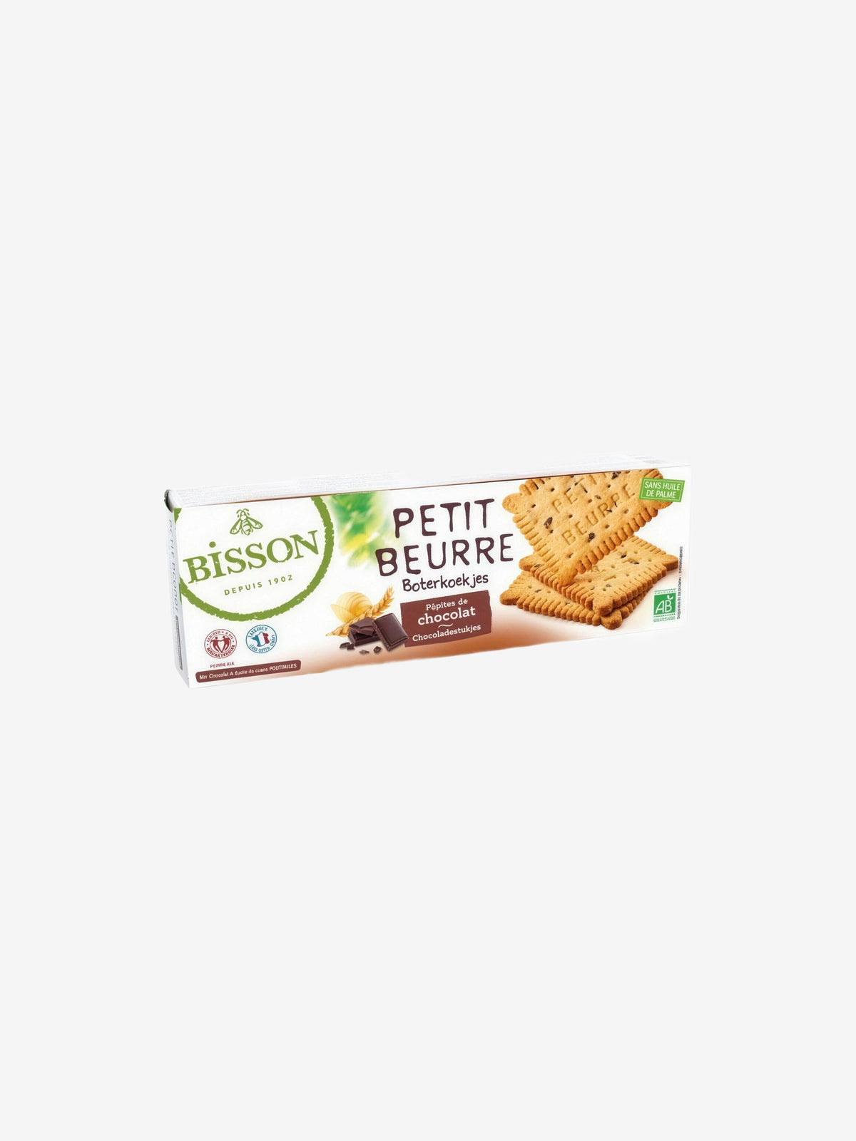 Petit Beurre Pépites de Chocolat 150g Bisson - Herboristerie de Paris