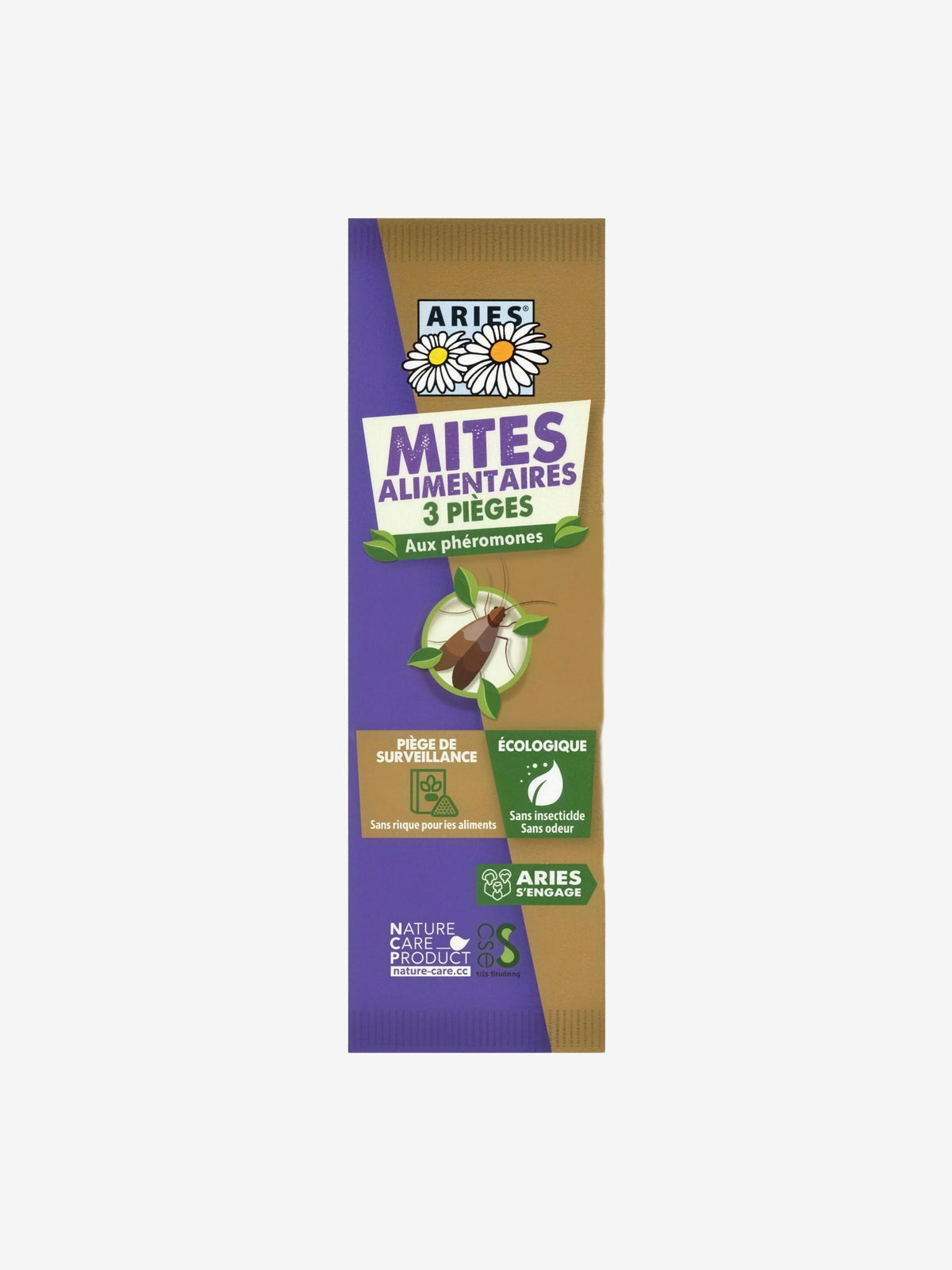 Piège à mites alimentaire, 3 unités aux phéromones Aries - Herboristerie de Paris