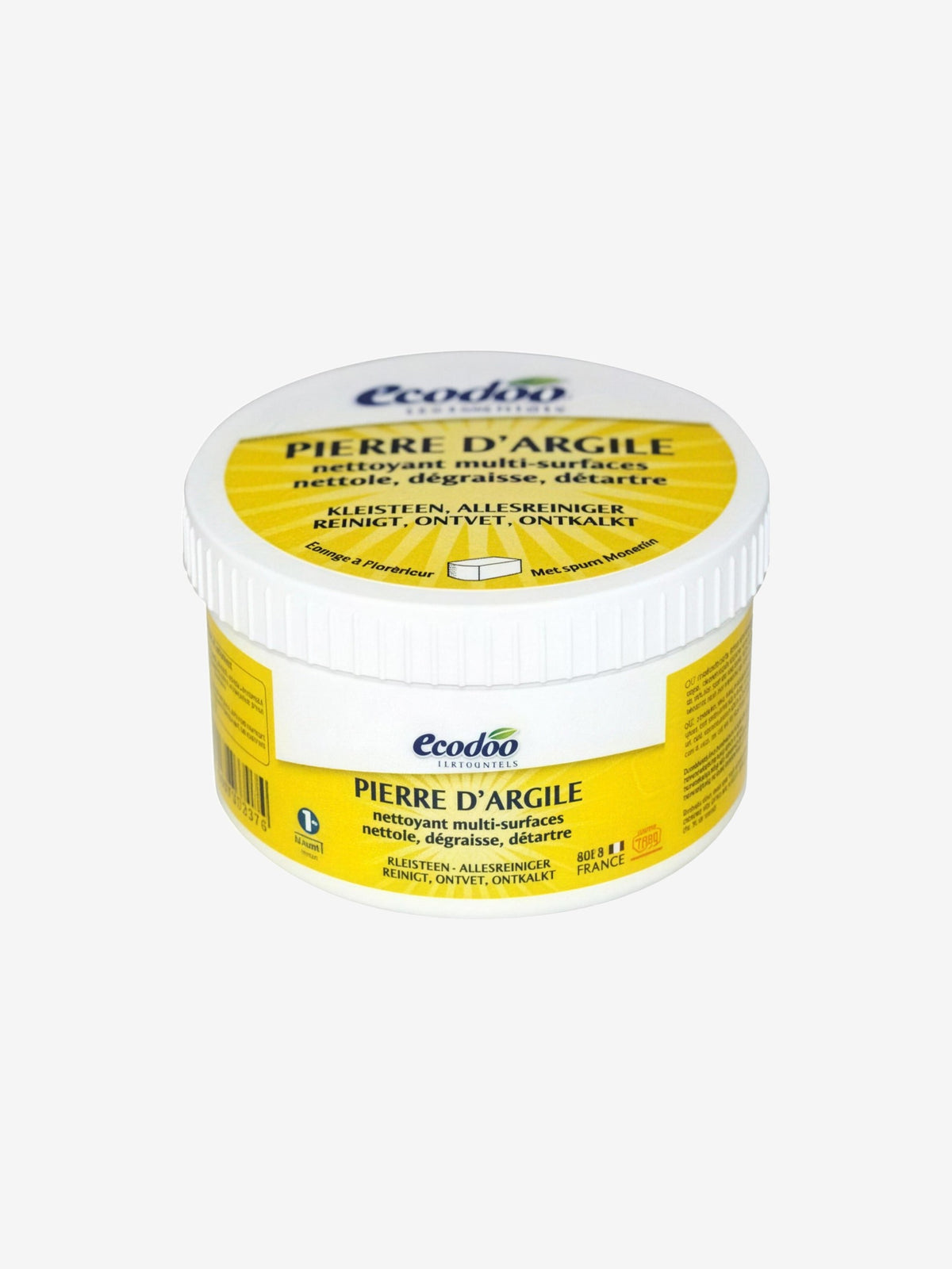 Pierre d'argile nettoyant multi surfaces 300g Ecodoo - Herboristerie de Paris