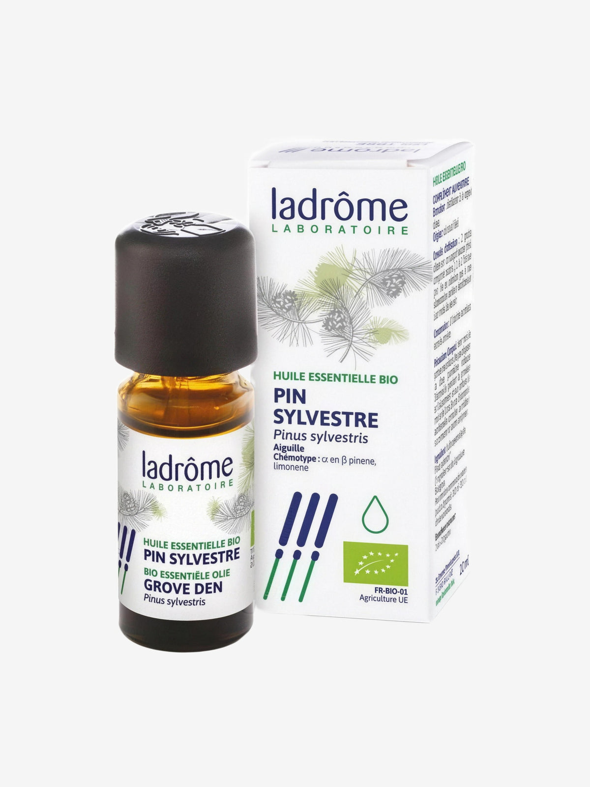 Huile essentielle de Pin sylvestre Bio 10ml Ladrome - Herboristerie de Paris