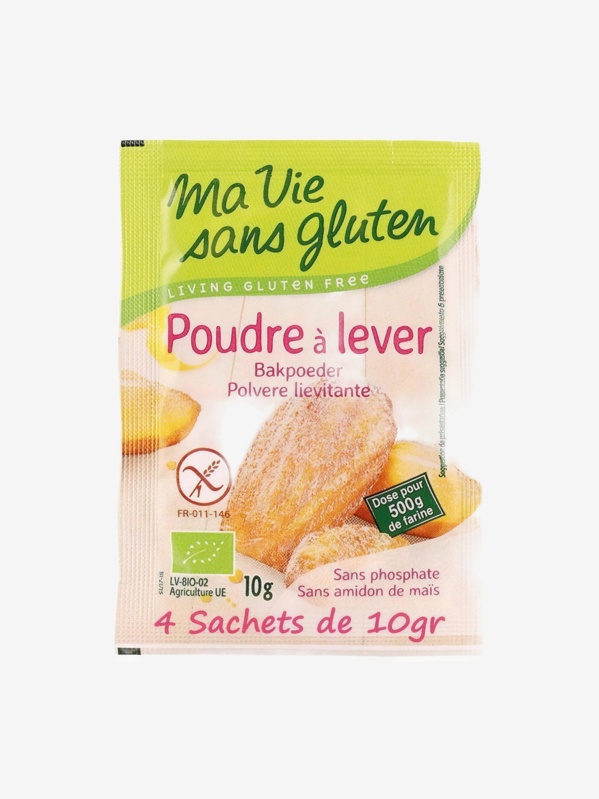 Poudre à lever sans gluten 40g Ma Vie Sans Gluten - Herboristerie de Paris