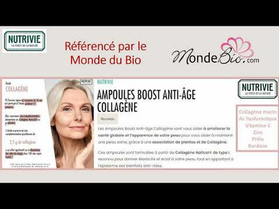 Boost Anti age collagène 20 ampoules Nutrivie