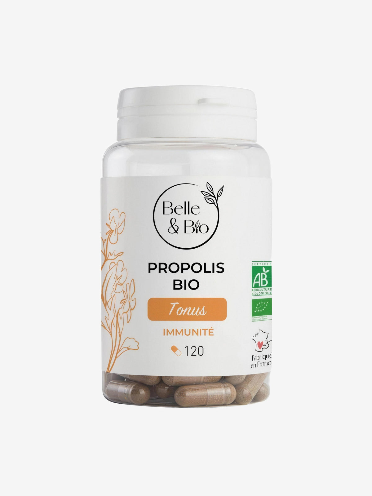 Propolis bio 120 gélules Belle et Bio - Herboristerie de Paris