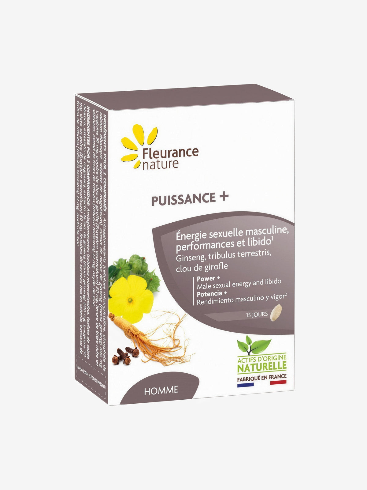 Puissance + 30 comprimés Fleurance Nature - Herboristerie de Paris