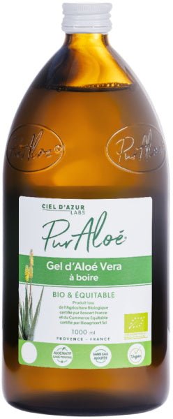 Pur Gel bio d'Aloe Vera à boire Puraloe - Herboristerie de Paris