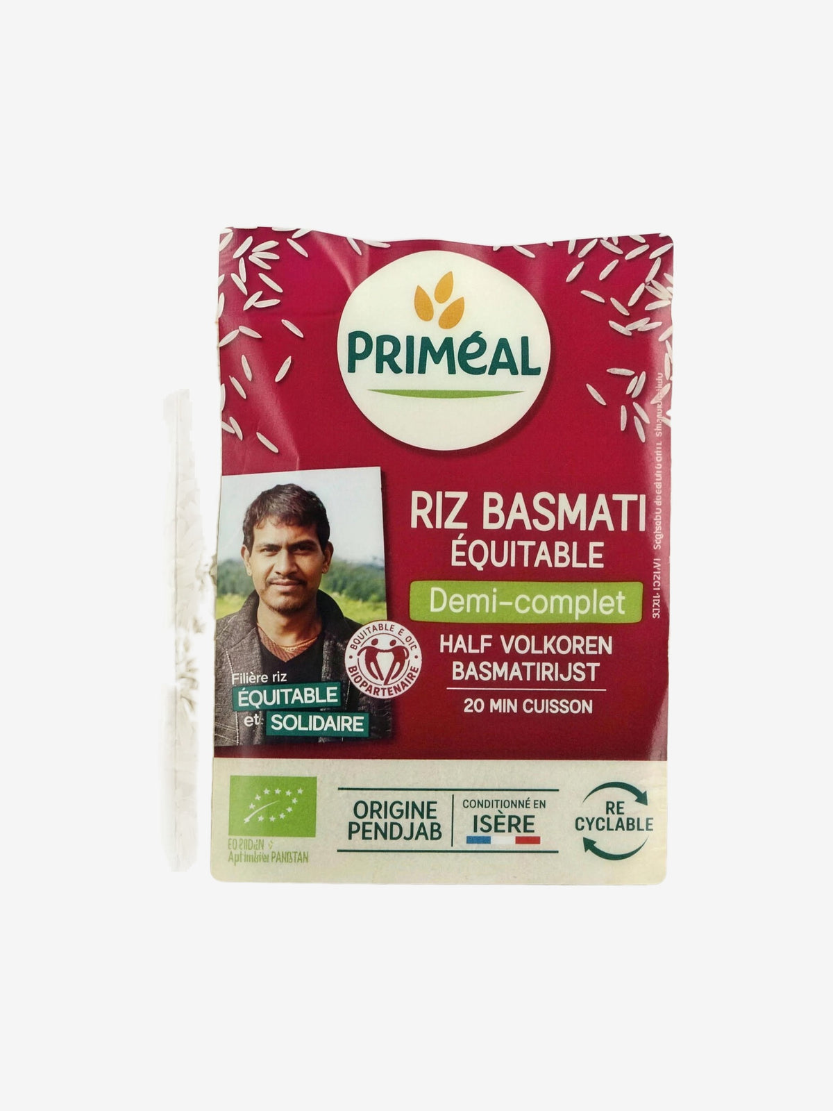 Riz basmati 1/2 complet 500g Primeal - Herboristerie de Paris