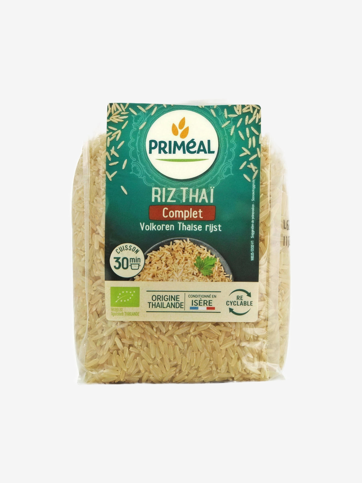 Riz Thai complet 500g Primeal - Herboristerie de Paris