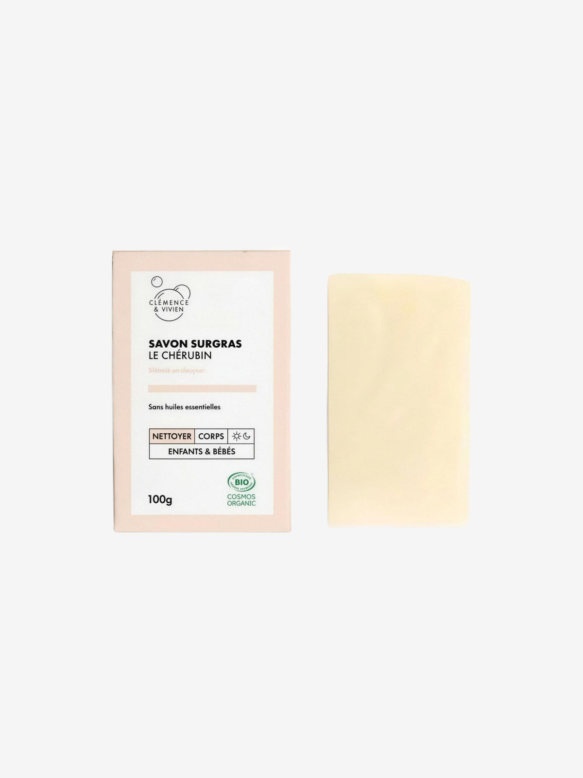 Savon à froid Le Chérubin Délicat 100g Clemence & Vivien - Herboristerie de Paris