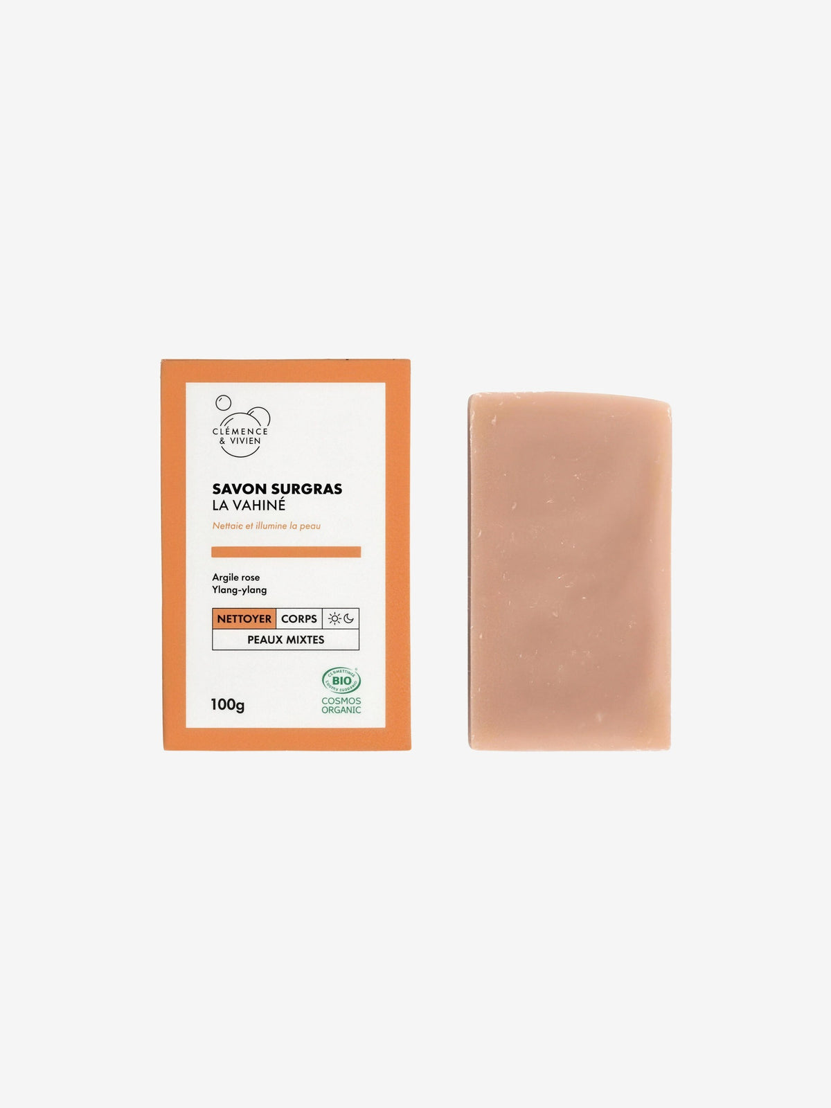 Savon à froid Le Vahiné Illuminant 100g Clémence et Vivien - Herboristerie de Paris