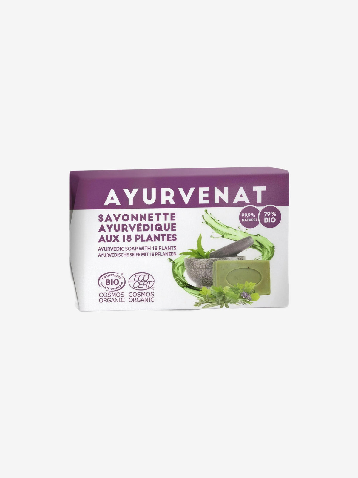 Savon ayurvédique aux 18 plantes 100g Oleanat - Herboristerie de Paris