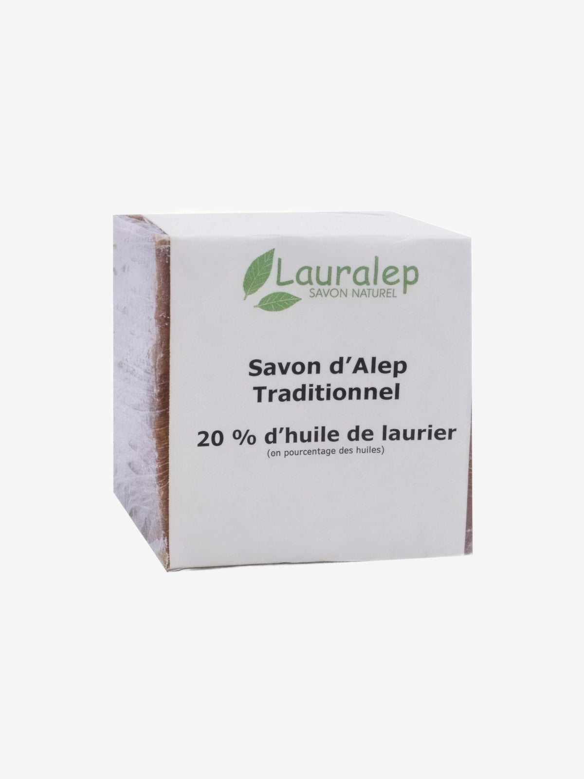 Savon d'Alep Traditionnel 20% 180g Lauralep - Herboristerie de Paris