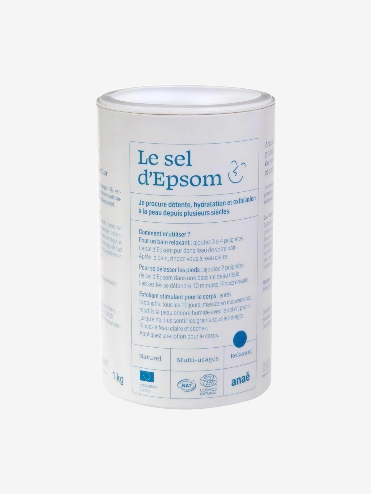 Sel d'Epsom 1kg Anae - Herboristerie de Paris