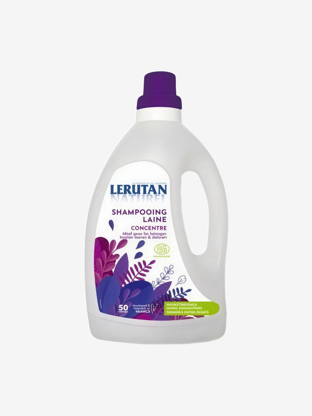 Shampoing laine concentré Douceur parfum Lavande 1500ml Lerutan - Herboristerie de Paris