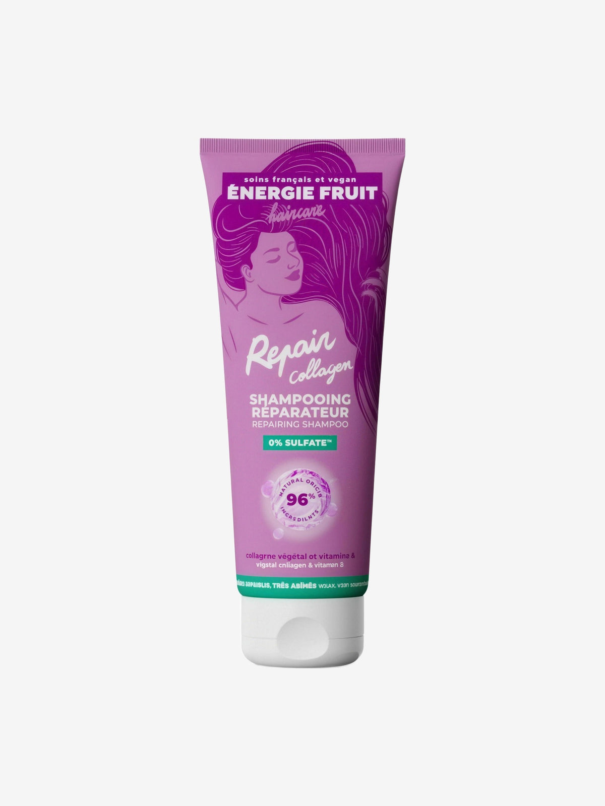 Shampoing réparateur collagène et vitamine B 250ml Energie Fruit - Herboristerie de Paris