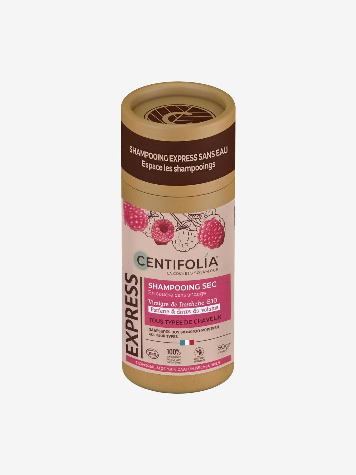 Shampoing sec en poudre framboise 50g Centifolia - Herboristerie de Paris