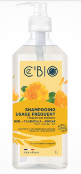 Shampooing usage fréquent Miel Calendula Avoine CÉ’BIO - Herboristerie de Paris