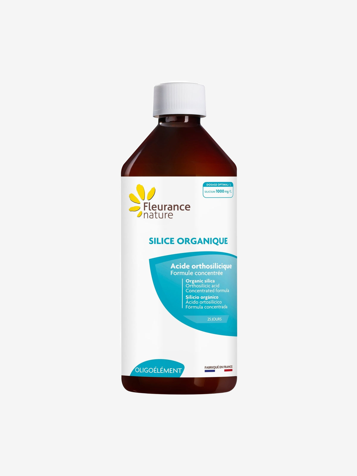 Silice Organique 500ml Fleurance Nature - Herboristerie de Paris