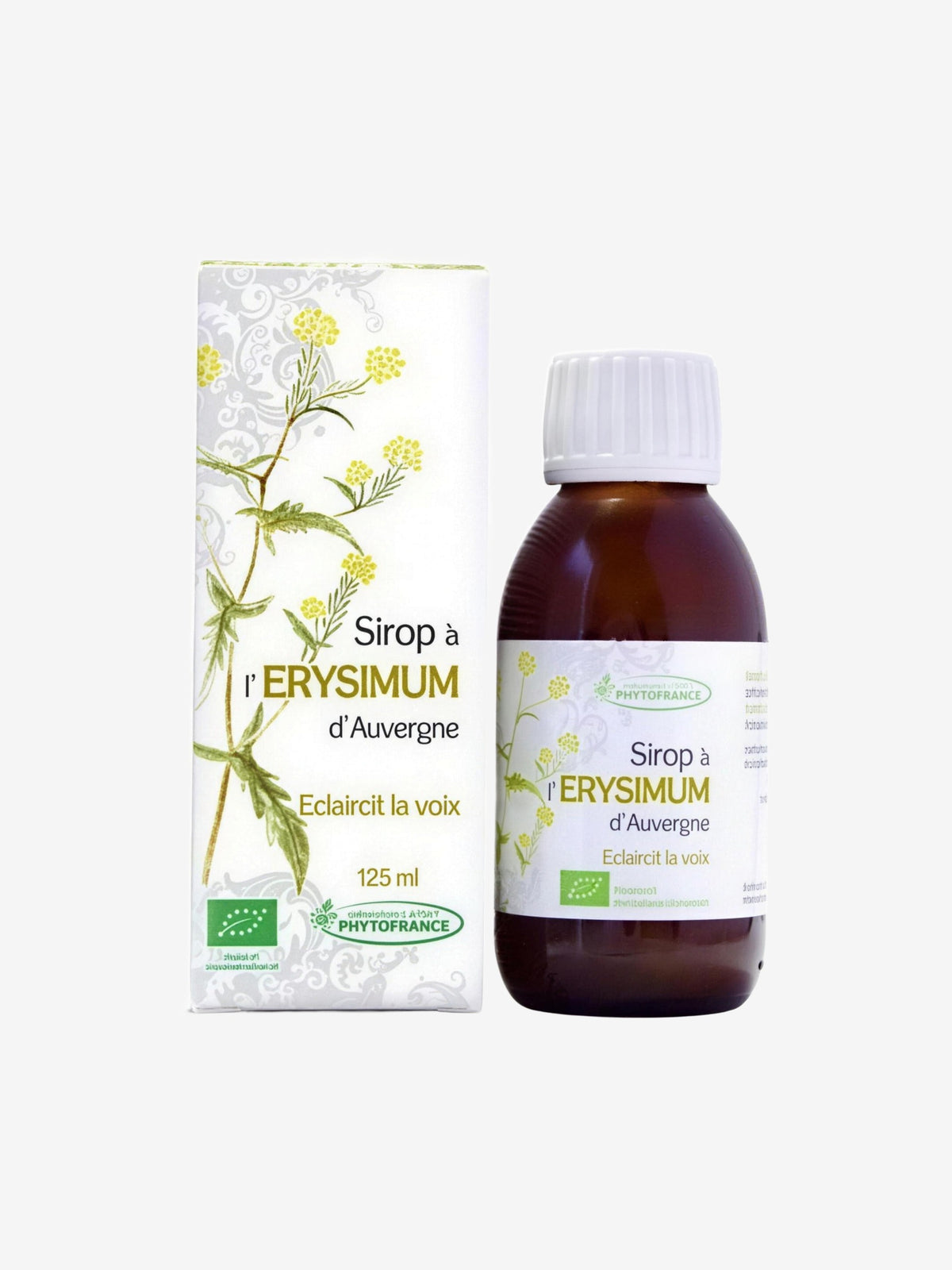 Sirop Erysimum Bio 125ml Phytofrance - Herboristerie de Paris