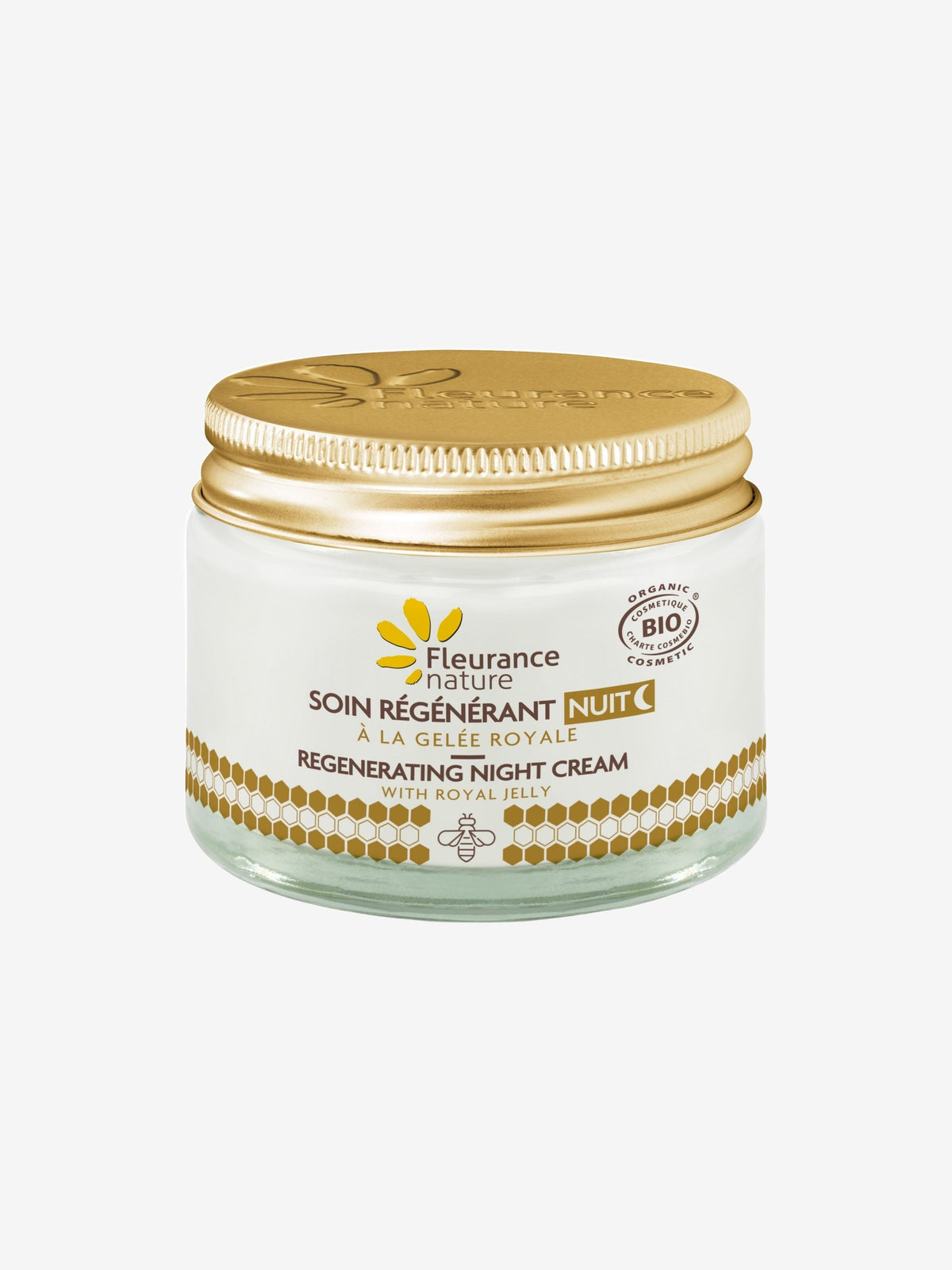 Soin de nuit régénérant à la Gelée Royale Bio 50ml Fleurance Nature - Herboristerie de Paris