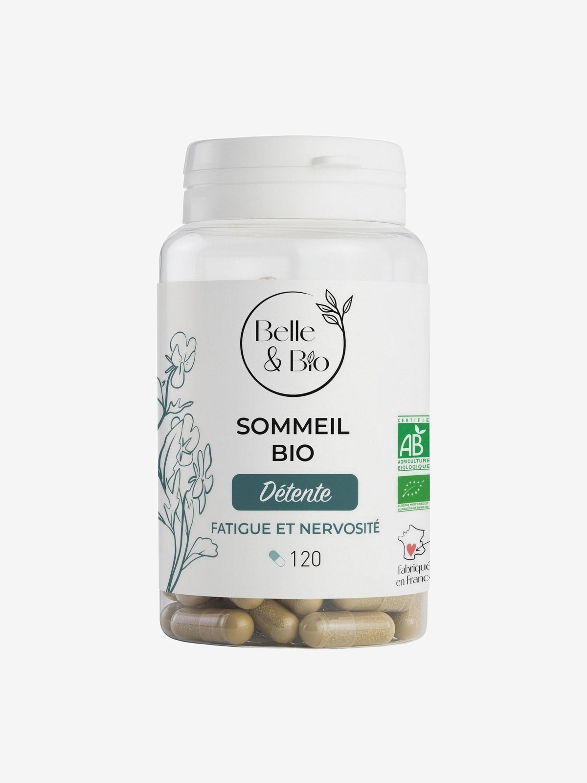 Sommeil bio 120 gélules Belle et Bio - Herboristerie de Paris