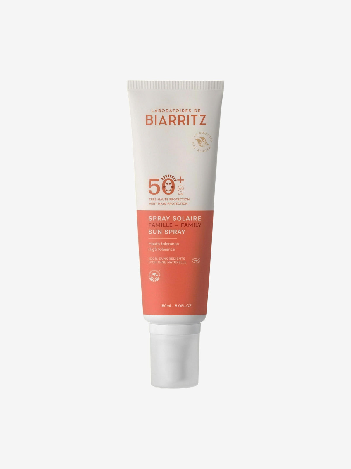 Spray Solaire SPF 50+ Format Familial 150ml Laboratoires De Biarritz - Herboristerie de Paris