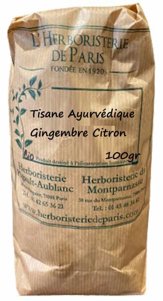 Tisane Ayurvédique Gingembre Citron 100g Herboristerie de Paris - Herboristerie de Paris