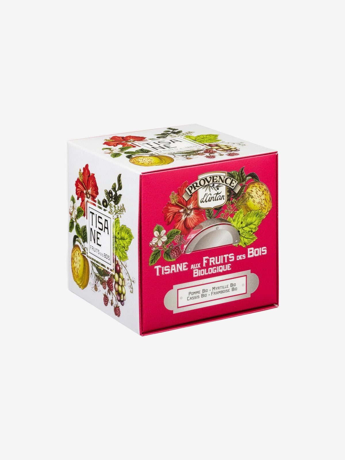 Tisane aux Fruits des bois bio 24 sachets 60gr recharge carton Provence D Antan - Herboristerie de Paris