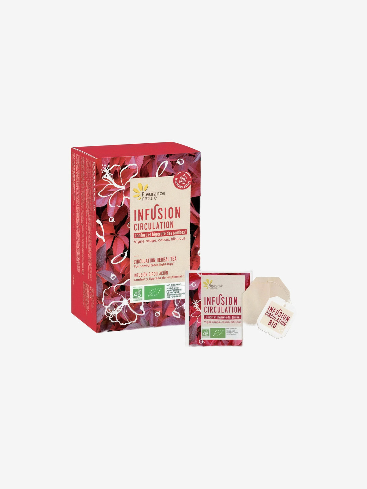 Tisane Circulation bio 20 sachets Fleurance nature - Herboristerie de Paris