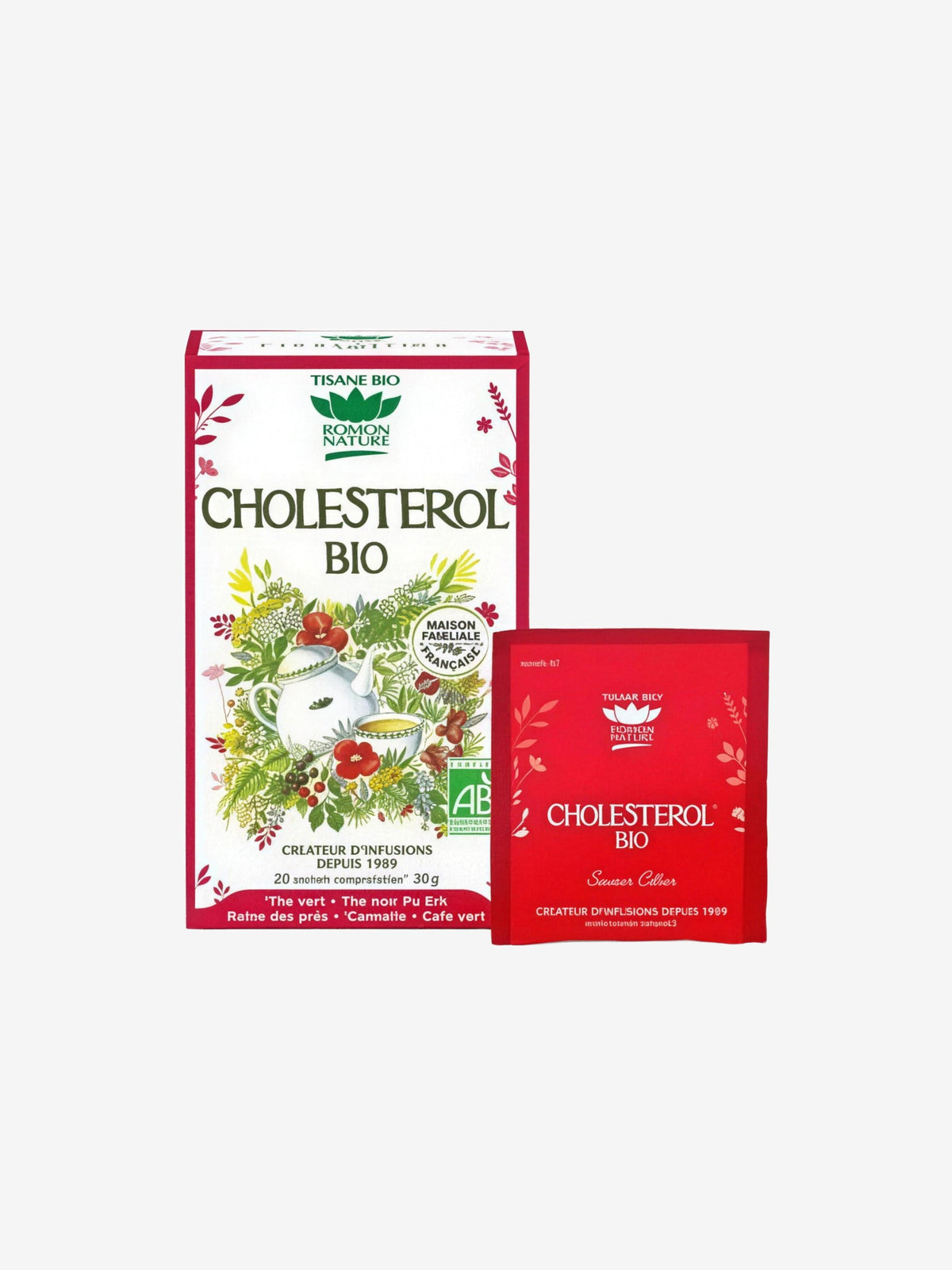 Tisane complexe cholestérol 20 sachets 32g Romon Nature - Herboristerie de Paris