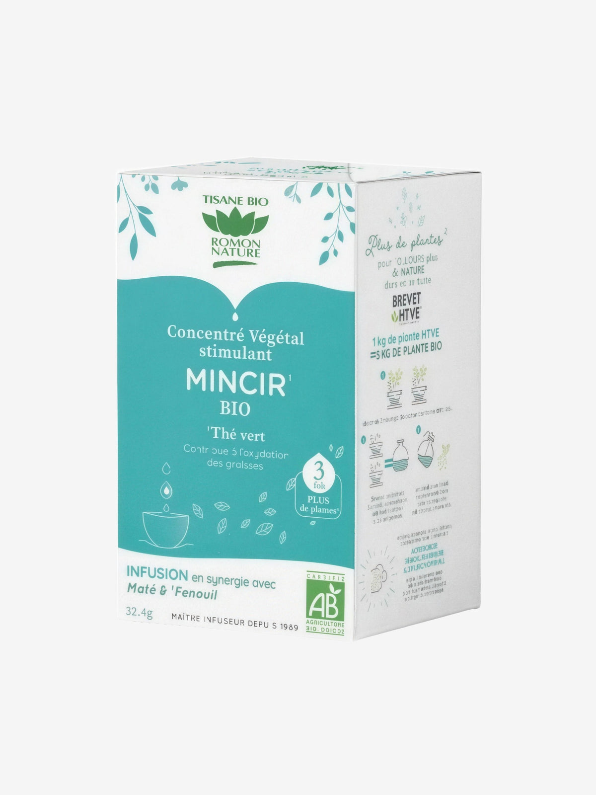 Tisane concentrée Mieux mincir 18 sachets Romon Nature - Herboristerie de Paris