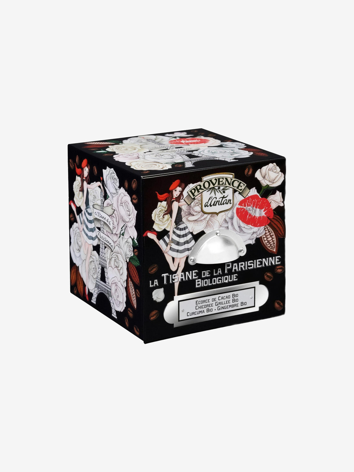 Tisane de la parisienne biologique boite métal 24 sachets Provence d'Antan - Herboristerie de Paris