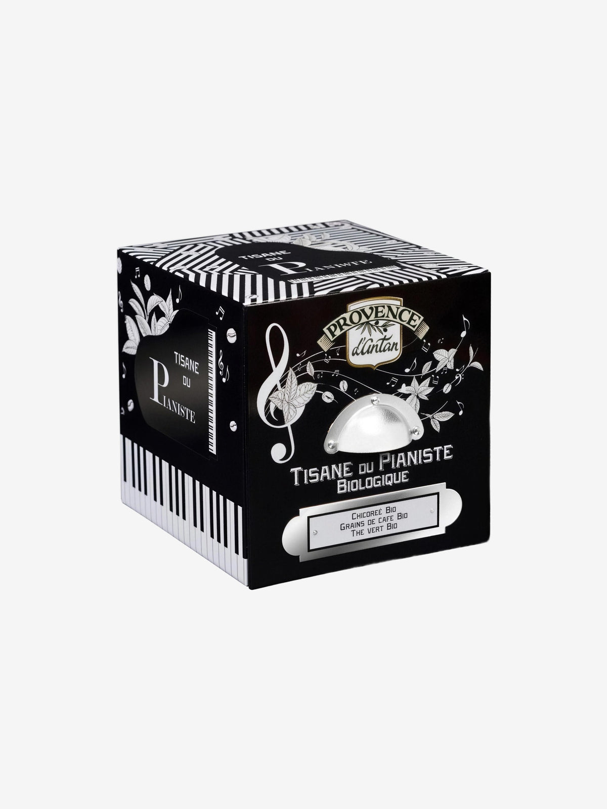 Tisane du Pianiste biologique 24 sachets boite metal Provence d'Antan - Herboristerie de Paris