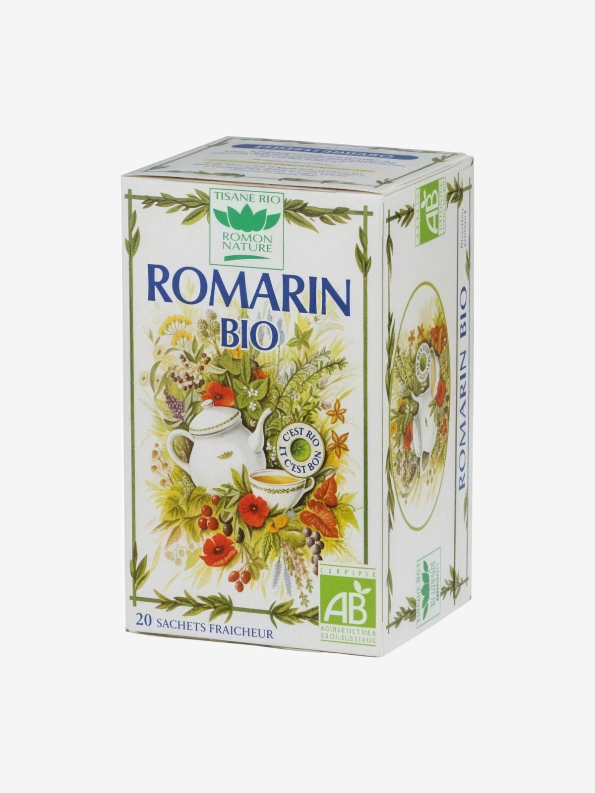 Tisane Romarin bio 18 Sachets 30,6g Romon Nature - Herboristerie de Paris
